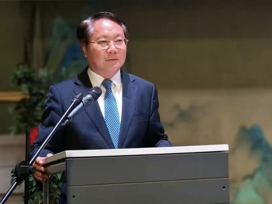 中國駐丹麥大使王雪峰出席活動并致辭。中國駐丹麥大使館供圖